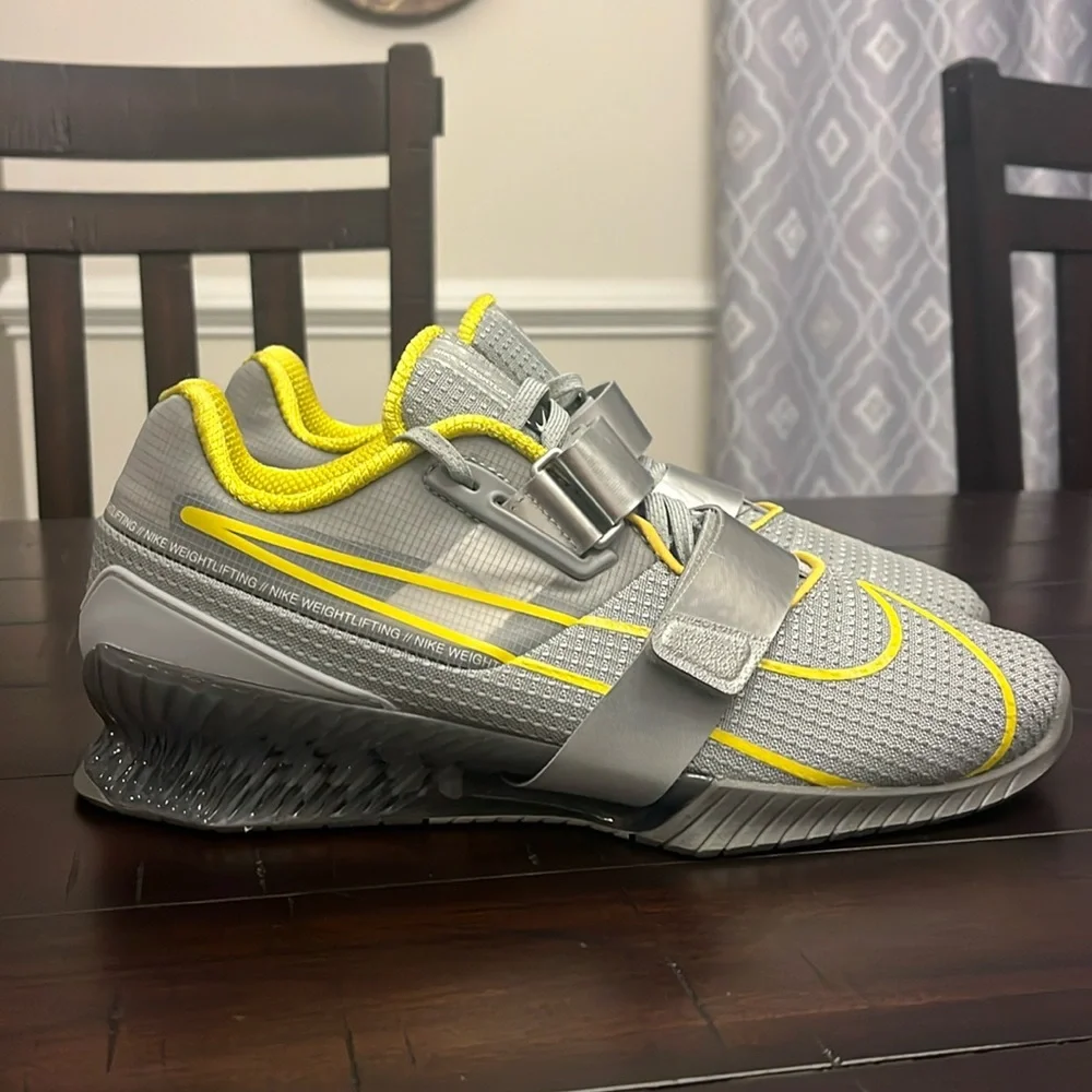 Nike Romaleos 4 Weightlifting Gym Shoes Sneakers CD3463-002 grey Mens Sizes
